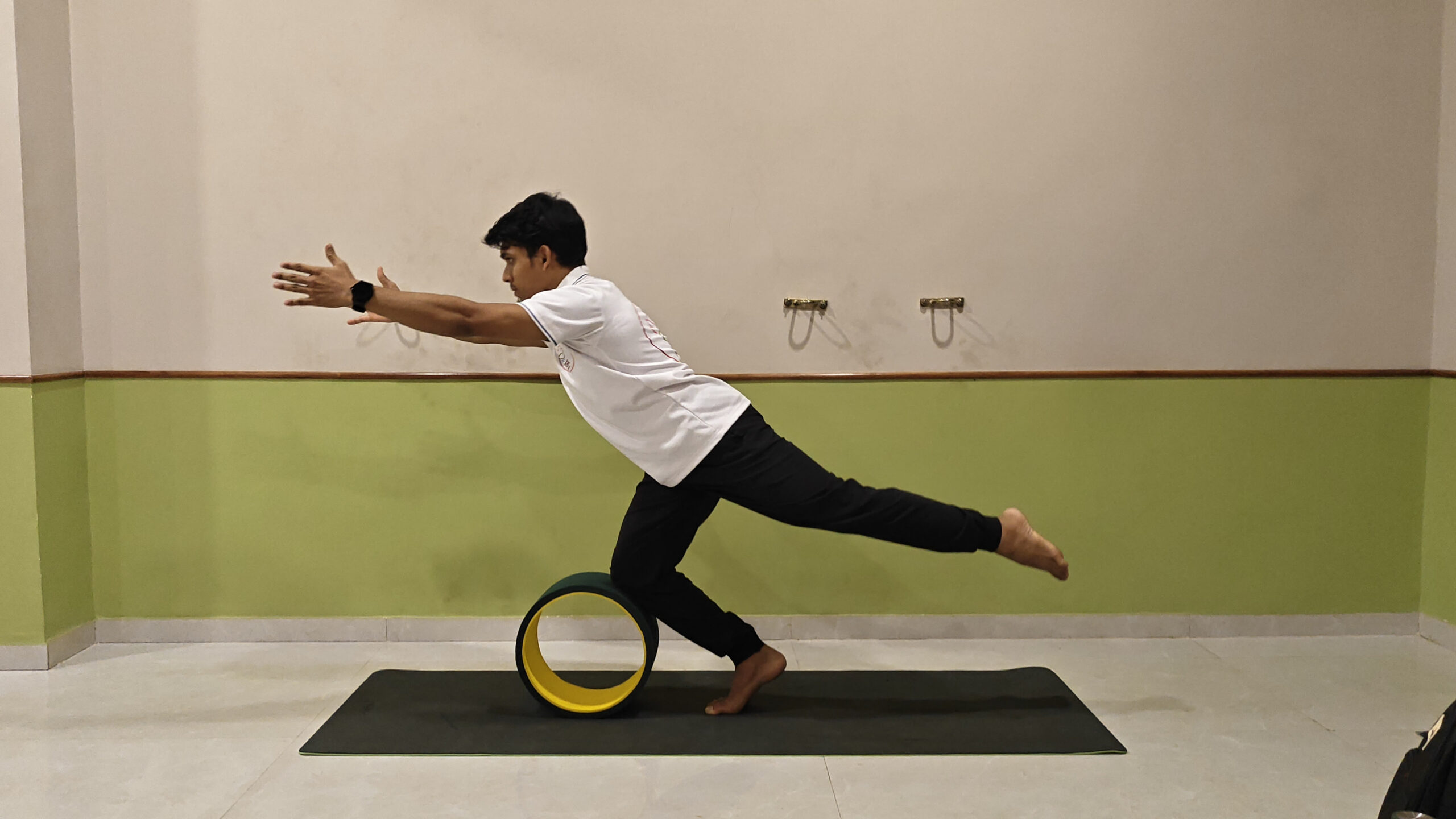 Wheel yoga